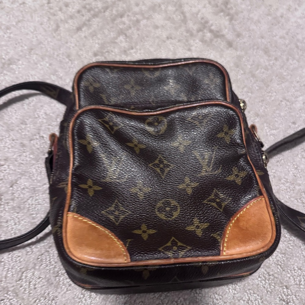 Louis Vuitton Black and Brown Monogram Backpack
